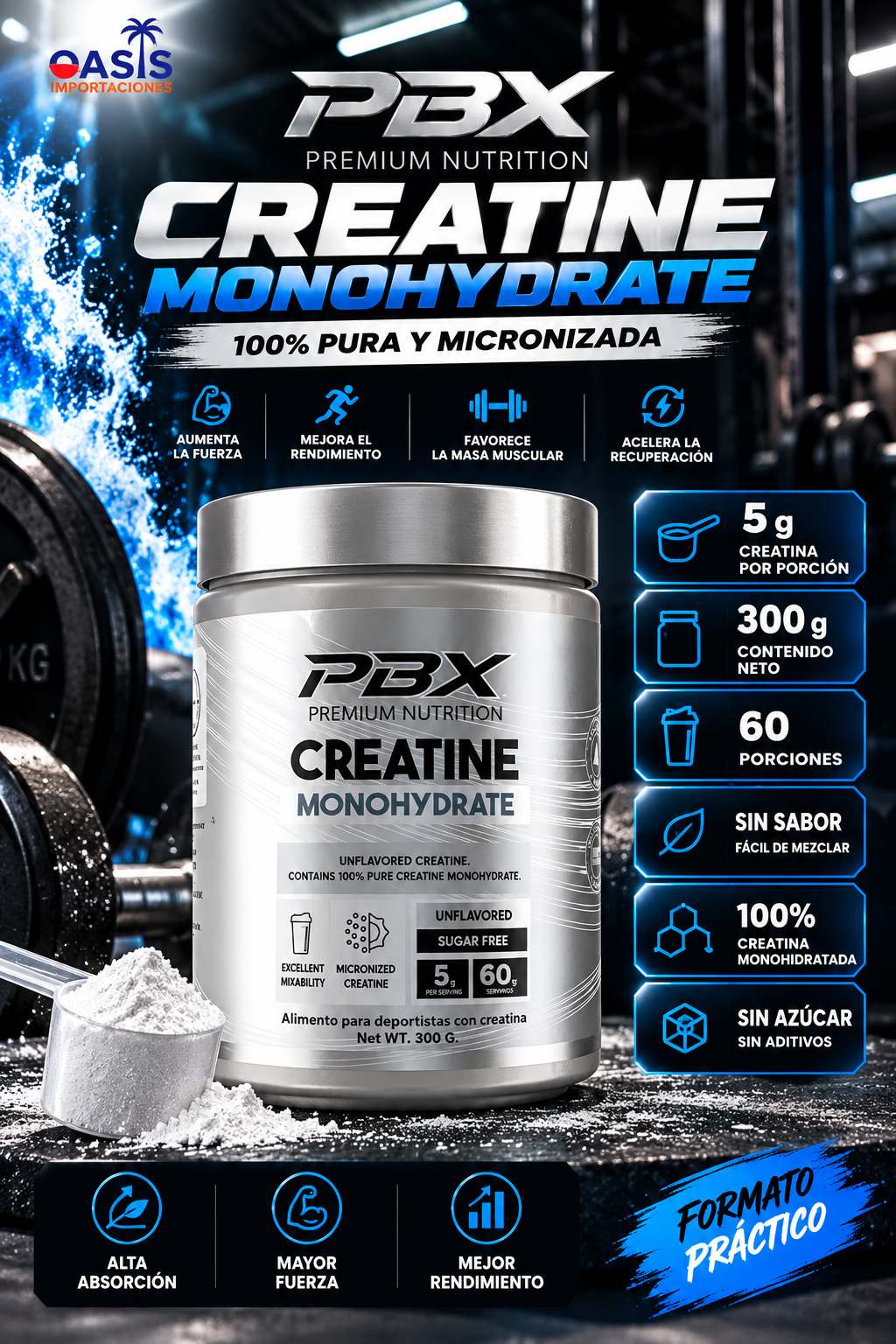 Creatina PBX Premium Nutrition