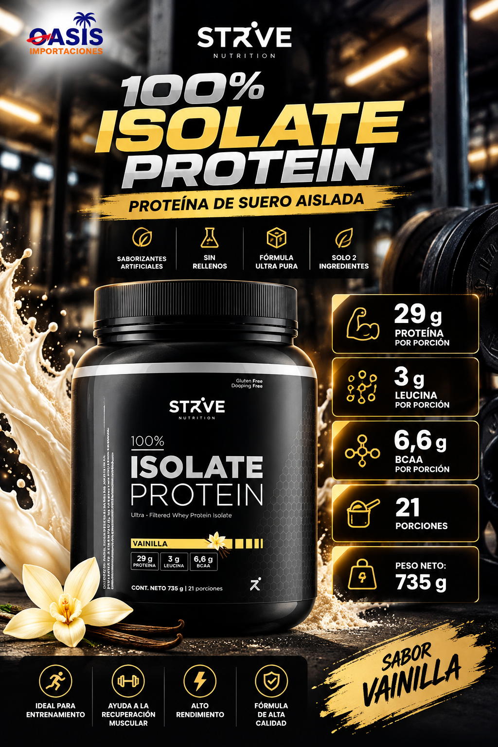 Proteína Strive Isolate
