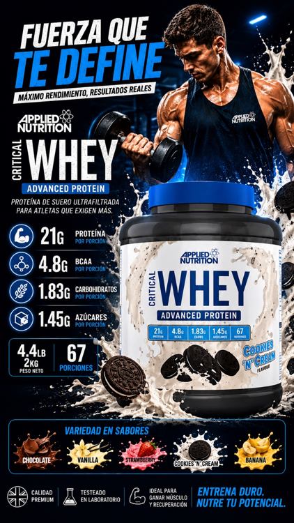 Proteína Applied Nutrition Critical Whey